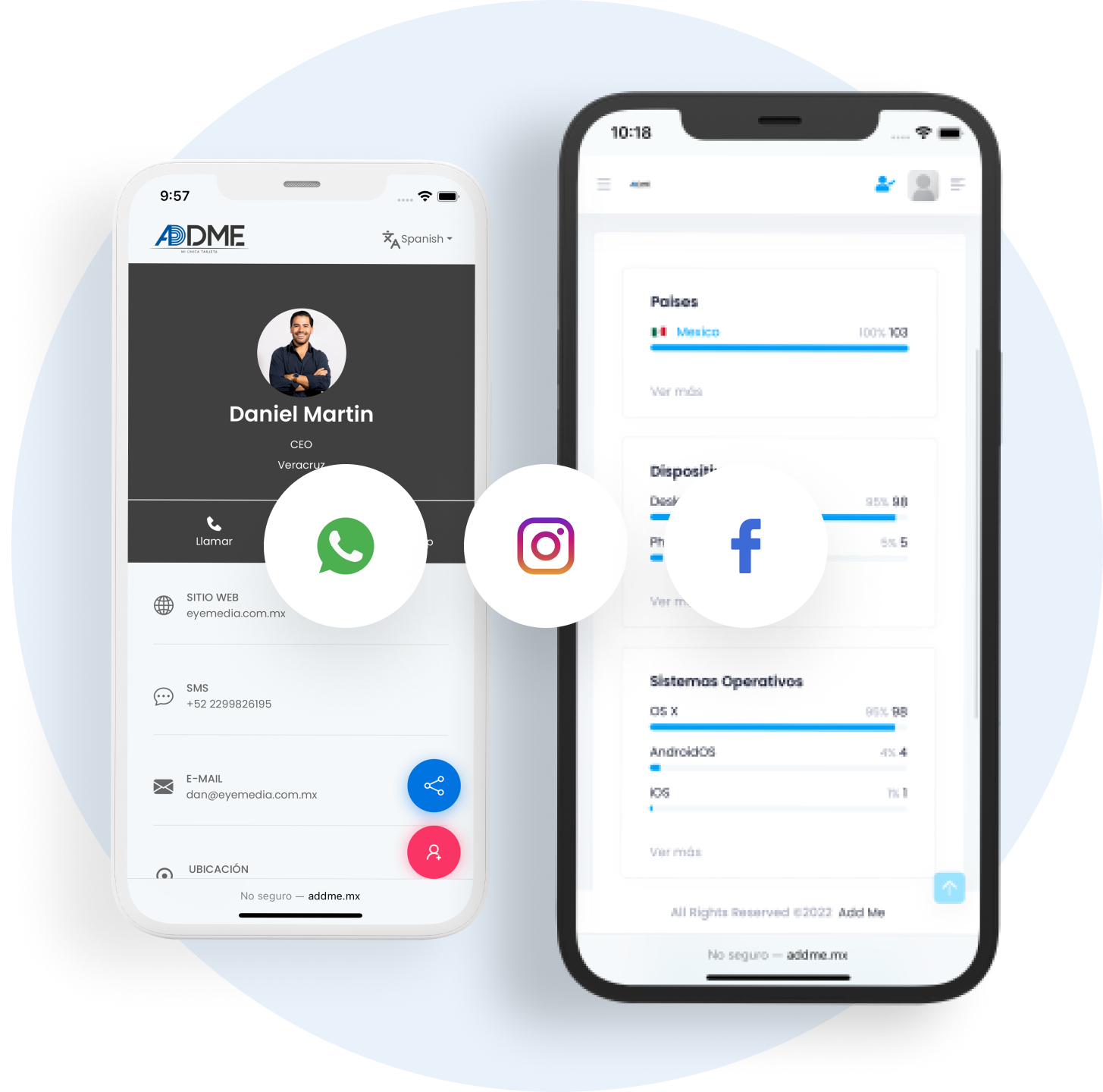 Portafolio AddMe, Desarrollo Web Veracruz