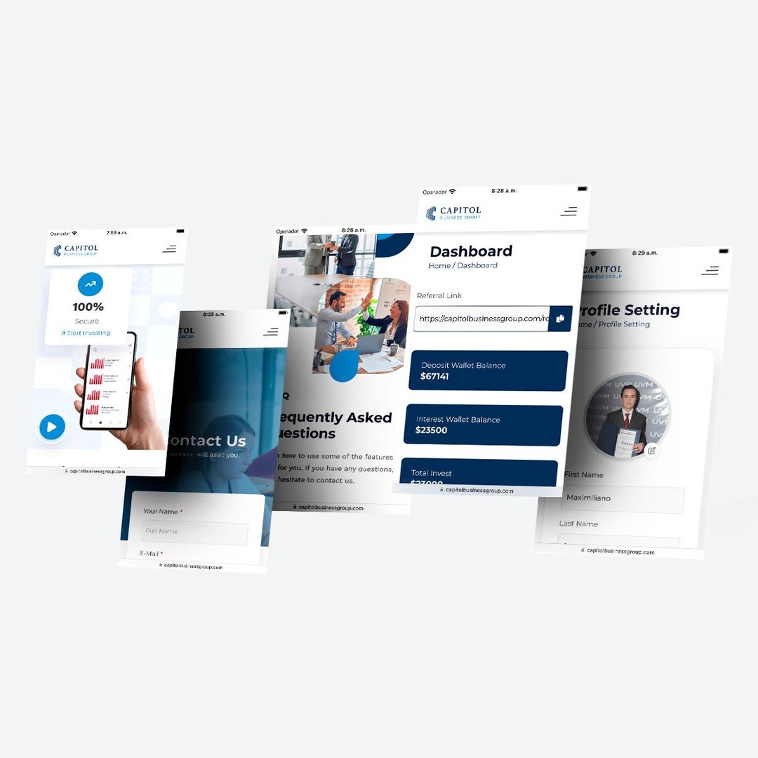 Portafolio Capitol Business Group, Desarrollo Web Veracruz