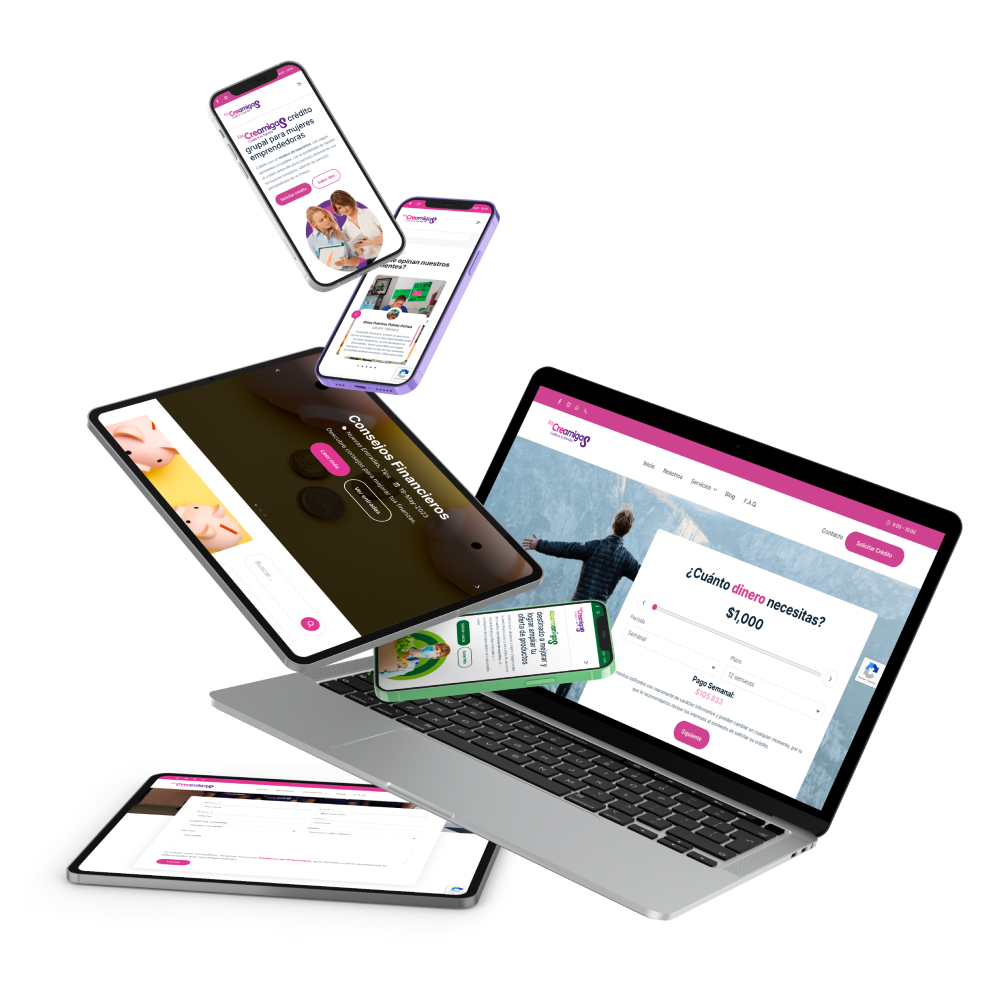 Portafolio Creamigas, Desarrollo Web Veracruz